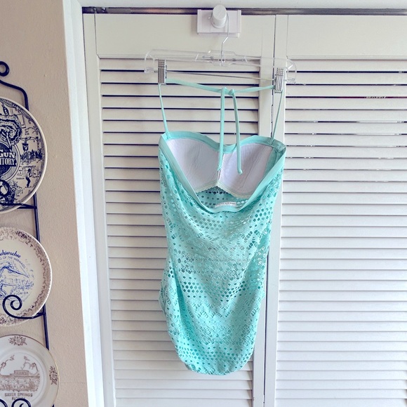 Robin Piccone Retro Pin Up Swimsuit  Blue - Picture 6 of 13